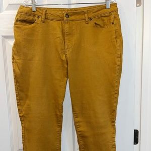 Westport, Signature Fit, Size 14, Mustard, Skinny pants